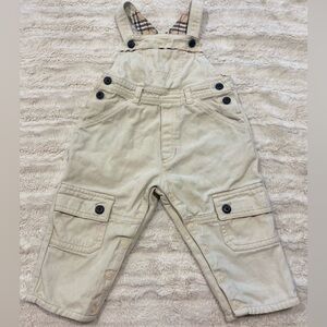 Burberry Tan Overalls Classic Cotton Blend